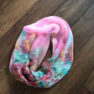 Silk infinity scarf